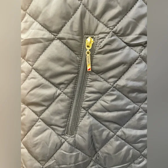 WND-SPORT navy blue diamond quilted hooded puffer vest women’s 3X - Picture 5 of 9